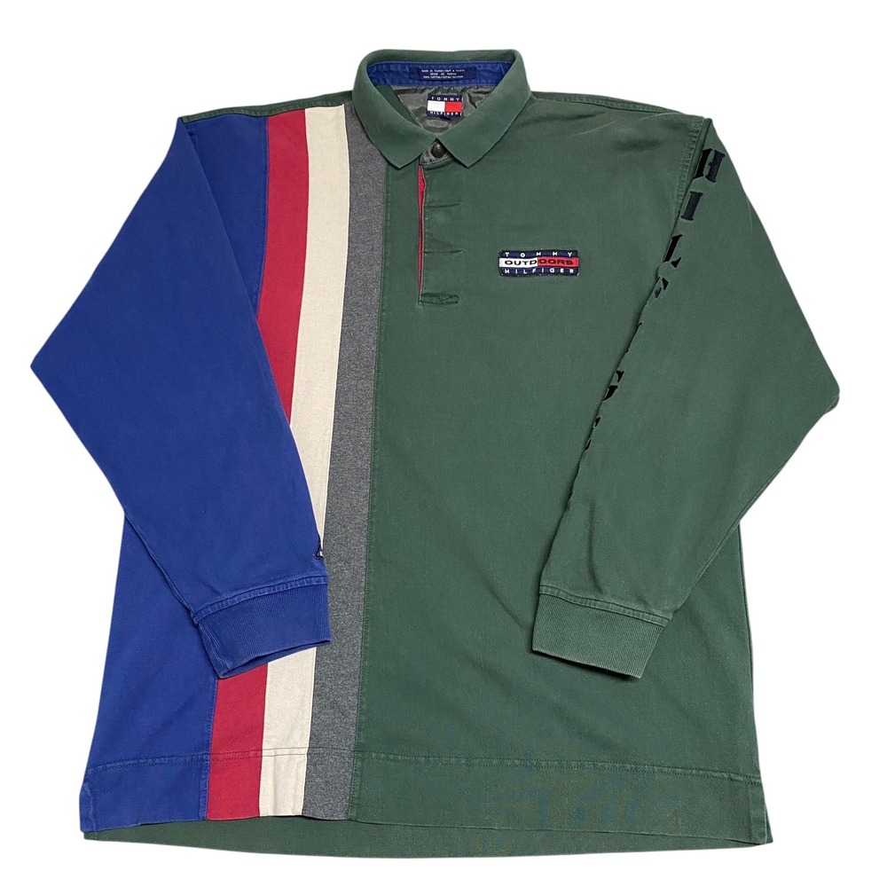 Vintage Tommy Hilfiger Outdoors Rugby Shirt XXL